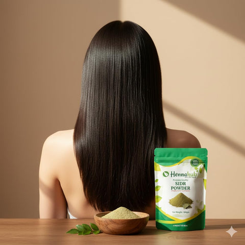 Hennahub Sidr Powder for Hair Care 100gm Pack | Pure Ziziphus Spina-Christi Leaf Powder | Natural Cleanser, Conditioning Herb & Herbal Shampoo Alternative