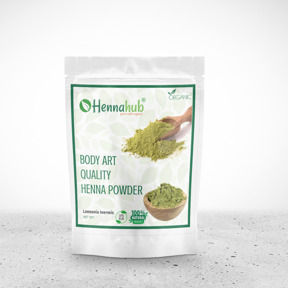 Natural Body art Quality Henna Leaves Powder/Mehandi for hand (Triple Filter) 1KG - hennahubstore