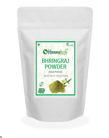 Natural Henna 1 kg + Amla, Reetha, Shikakai, Bhringraj, Hibiscus Powder for Hair , 200g each (Pack of 5) - hennahubstore